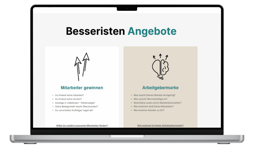 website erstellen lassen für handwerker mit hyseo