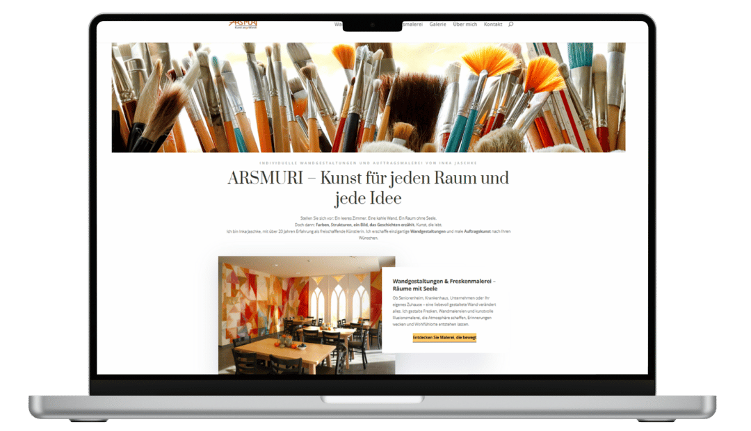 website erstellen lassen mit hy seo für künstler